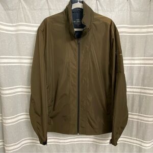 LUCKY BRAND / Men's Brown Iridescent Lined Windbreaker / Rain Jacket Size XL